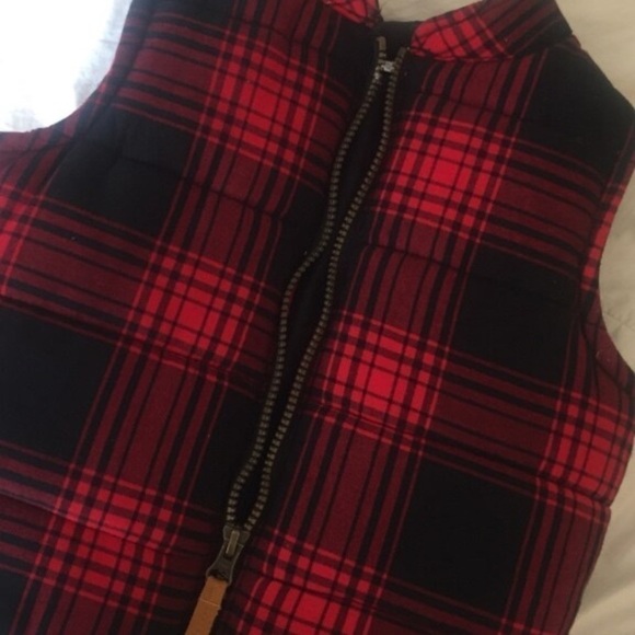 Carters Flannel Puffer Vest - Picture 2 of 2